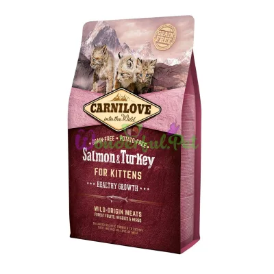 Сухой корм Carnilove Cat Salmon Turkey Kitten 2 кг