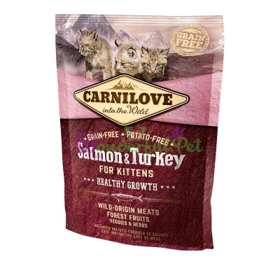 Сухой корм Carnilove Cat Salmon Turkey Kitten 400 г