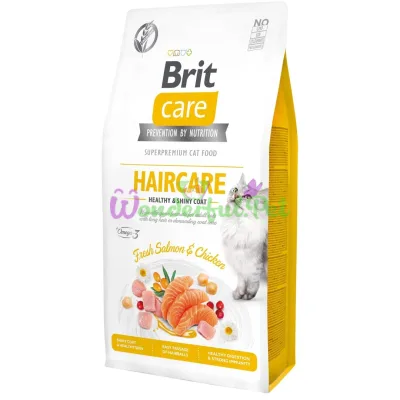 Сухой корм Brit Care Cat GF Haircare Healthy Shiny Coat 7 кг
