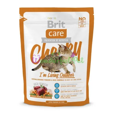 Сухой корм Brit Care Cat Cheeky I am Living Outdoor 400 г