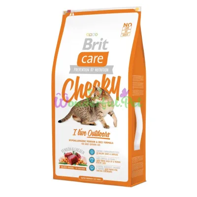Сухой корм Brit Care Cat Cheeky I am Living Outdoor 7 кг