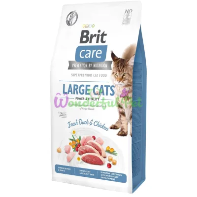 Сухой корм Brit Care Cat GF Large cats Power Vitality 7 кг