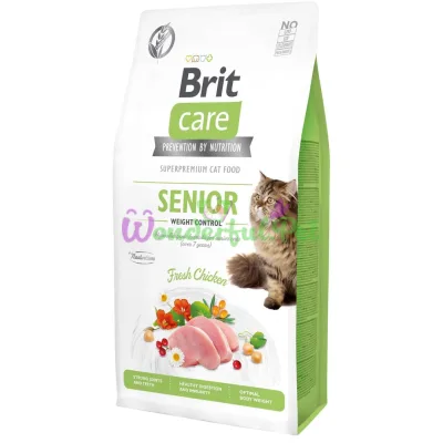 Сухой корм Brit Care Cat GF Senior Weight Control 7 кг
