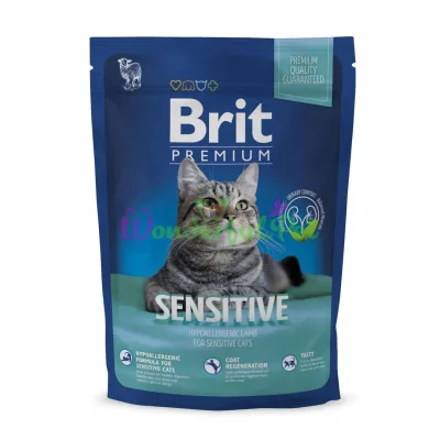 Сухой корм Brit Premium Cat Sensitive 1.5 кг
