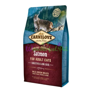 Сухой корм Carnilove Cat Sensitive Long Hair Salmon 2 кг