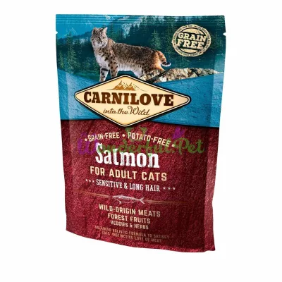 Сухой корм Carnilove Cat Sensitive Long Hair Salmon 400 г