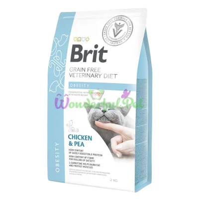 Dry food Brit GF Veterinary Diet Obesity Cat 2 kg