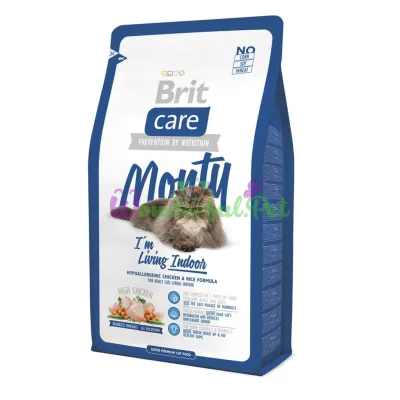 Сухой корм Brit Care Cat Monty I am Living Indoor 2 кг