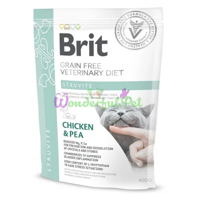 Brit GF Veterinary Diet Struvite Cat Dry Food 400 g