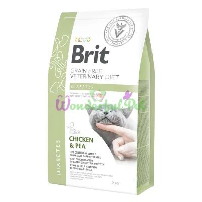Сухий корм Brit GF Veterinary Diet Diabetes Cat 2 кг