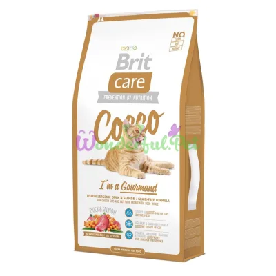 Сухой корм Brit Care Cat Cocco I am Gourmand 7 кг