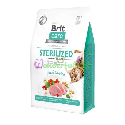 Сухой корм Brit Care Cat GF Sterilised Urinary Health Chicken 400 г