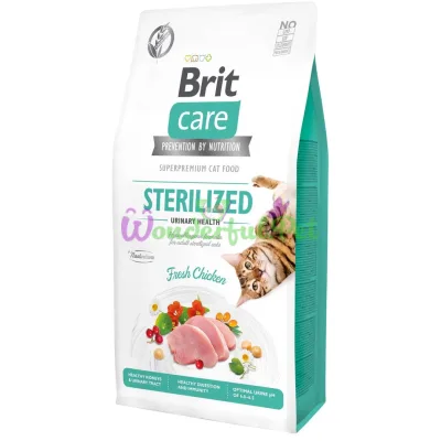 Сухой корм Brit Care Cat GF Sterilised Urinary Health Chicken 7 кг