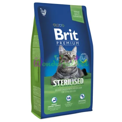 Сухой корм Brit Premium Cat Sterilised 8 кг