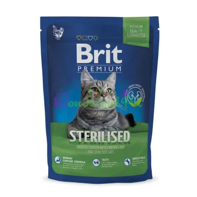 Brit Premium Cat Sterilised Dry Food 800 g
