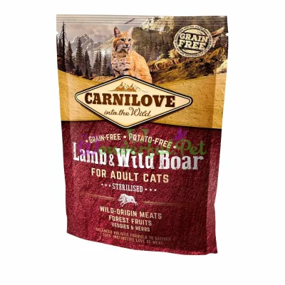 Сухой корм Carnilove Cat Sterilised Lamb Wild Boar 400 г