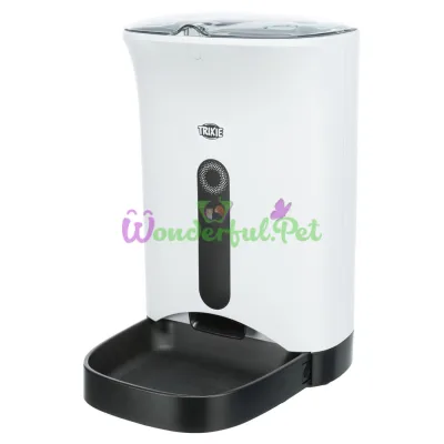 Автоматическая кормушка Trixie TX8 4,3 л / 24 x 19 x 38 см (черно-белая)