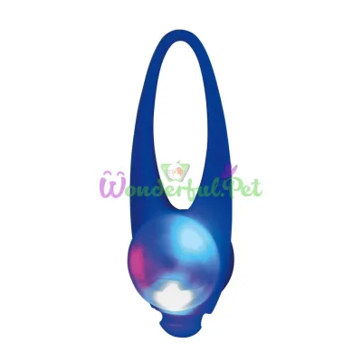 Trixie Flashing Pendant 11 cm / d=3.5 cm (Silicone, Assorted Colors)