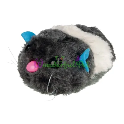 Trixie Vibrating Plush Mouse Cat Toy 8 cm