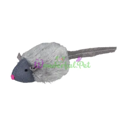 Trixie Plush Mouse with Microchip Cat Toy 6 cm (Assorted)