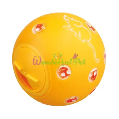 Игрушка для кошек Trixie Мяч для лакомств d=7 см (пластик, цвета в ассортименте)