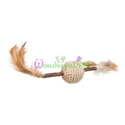 Trixie Matatabi Ball with Feathers 20 cm Cat Toy