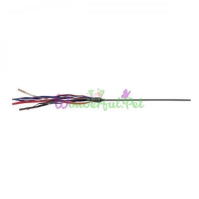 Trixie Cat Toy Wand with Leather Strips 65 cm