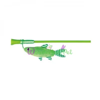 Trixie Cat Toy Fishing Rod with Plush Fish 42 cm
