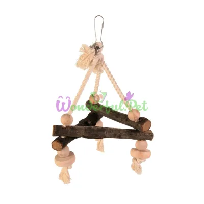Игрушка для птиц Trixie треугольник Natural Living 16 x 16 x 16 см (дерево)