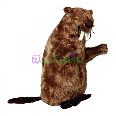 Trixie Beaver Dog Toy with Squeaker, 40 cm (Plush)