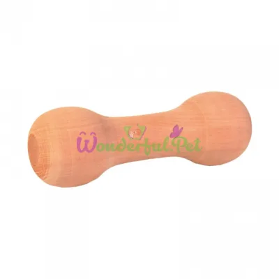 Trixie Dog Toy Rounded Dumbbell 125 g (wood)