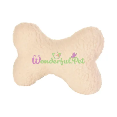 Trixie Squeaky Bone Dog Toy 20 cm (Faux Fur)