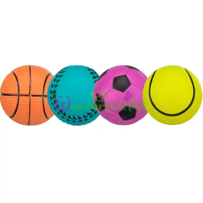 Trixie Dog Toy Ball d=6 cm (foam rubber, assorted colors)