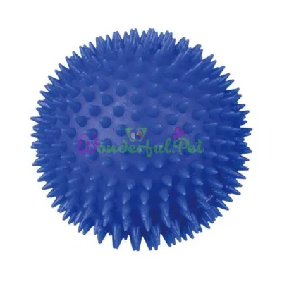 Trixie Spiky Ball with Squeaker d=10 cm Dog Toy (Vinyl, Assorted Colours)