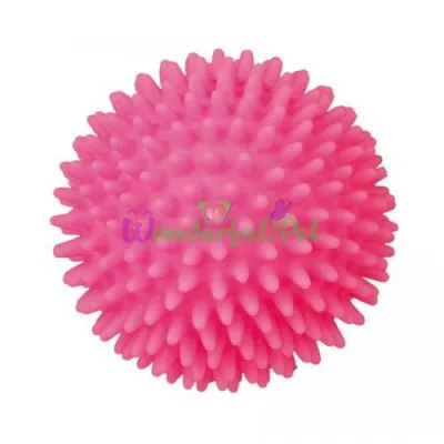 Trixie Spiky Dog Ball with Squeaker d=7 cm (vinyl, assorted colors)
