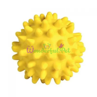 Trixie Spiky Dog Ball with Squeaker d=7 cm (latex, assorted colors)