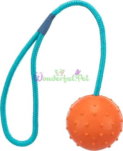 Trixie Ball on Rope 7×30 cm