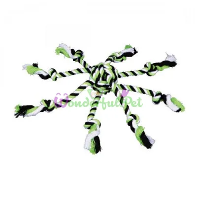 Trixie Braided Ball with Ropes for Dogs d=44 cm (Textile, Assorted Colours)