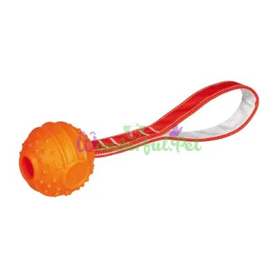 Игрушка для собак Trixie Мяч с ручкой Soft Strong 26 см, d=6 см (термопластичная резина)