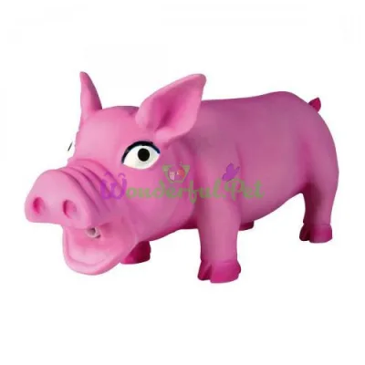 Игрушка для собак Trixie Поросенок с пищалкой 32 см (латекс, цвета в ассортименте)