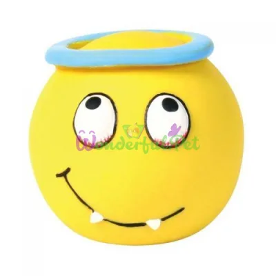 Игрушка для собак Trixie Смайлик d=6 см, с пищалкой, набор 4 шт (латекс, игрушки в ассортименте)