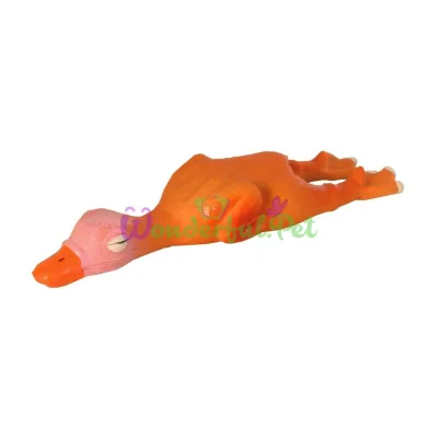 Trixie Squeaky Duck Dog Toy 14 cm (latex)