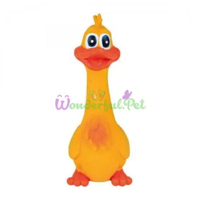 Trixie Squeaky Duck Dog Toy 18 cm (latex)