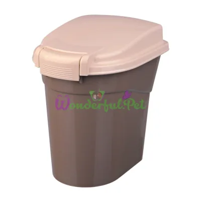 Контейнер для корма Trixie пластиковый 3,8 л / 19 см x 25 см x 25 см (коричневый)