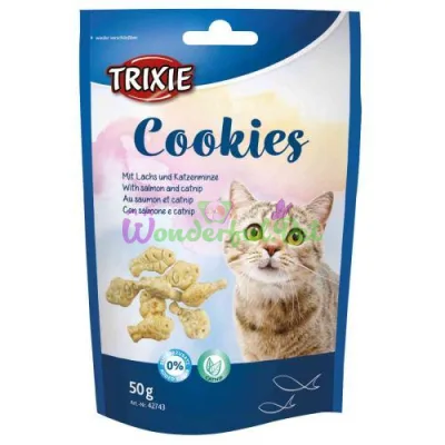 Лакомство для кошек Trixie Cookies 50 г (лосось)
