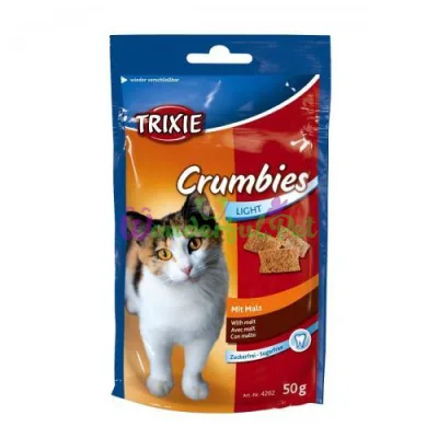 Лакомство для кошек Trixie Crumbies 50 г (для выведения шерсти)