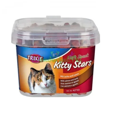Ласощі для котів Trixie Kitty Stars Lamb Salmon Oil 140 г