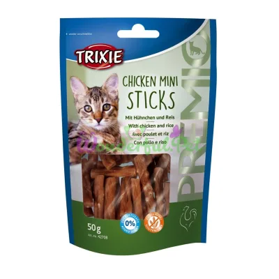 Trixie PREMIO Mini Sticks Cat Treat 50 g (chicken)