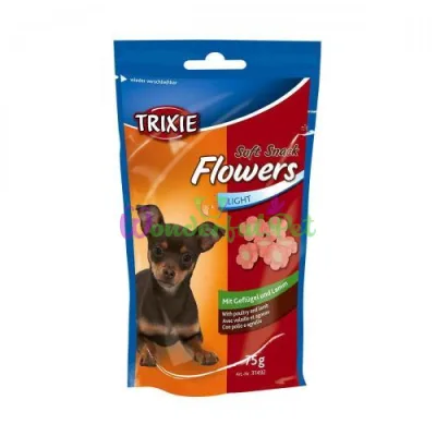 Лакомство для собак Trixie Flowers 75 г (курица и ягненок)
