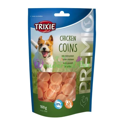 Trixie PREMIO Chicken Coins 100 g Dog Treat